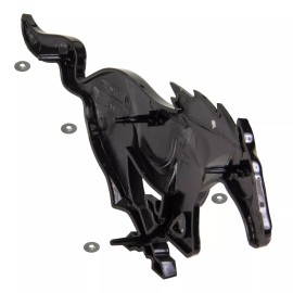 Ford OEM NEW 15-20 Ford Mustang GT Front Grille Emblem Black Pony w/ New Push Nuts