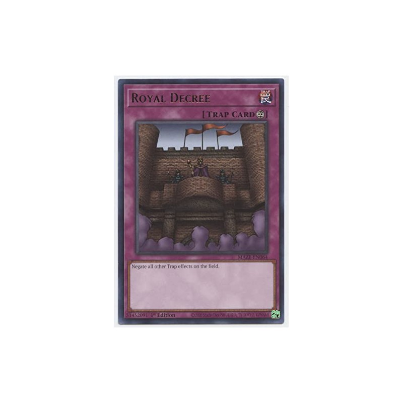 Royal Decree - MAZE-EN064 - Rare - 1st Edition