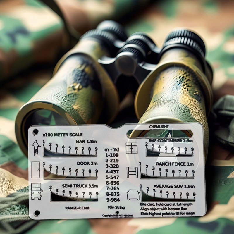 Range Finder Card, Versatile Rangefinder for Hunting, Hunt-R Card, 900m