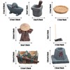 Cayway Mini Fairy Garden Accessories Kit, 14 PCS Zen Garden