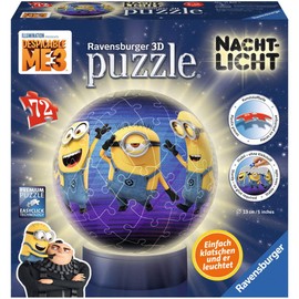 Ravensburger 3D Puzzle puzzleball, Nachtlicht Ich - einfach unverbesserlich 3: Einfach klatschen und er leuchtet