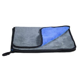Cosey – (Microfiber polishing cloth), 3 pack, blue-grey