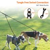 Taglory Double Dog Leash | Reflective Rope | No Tangle