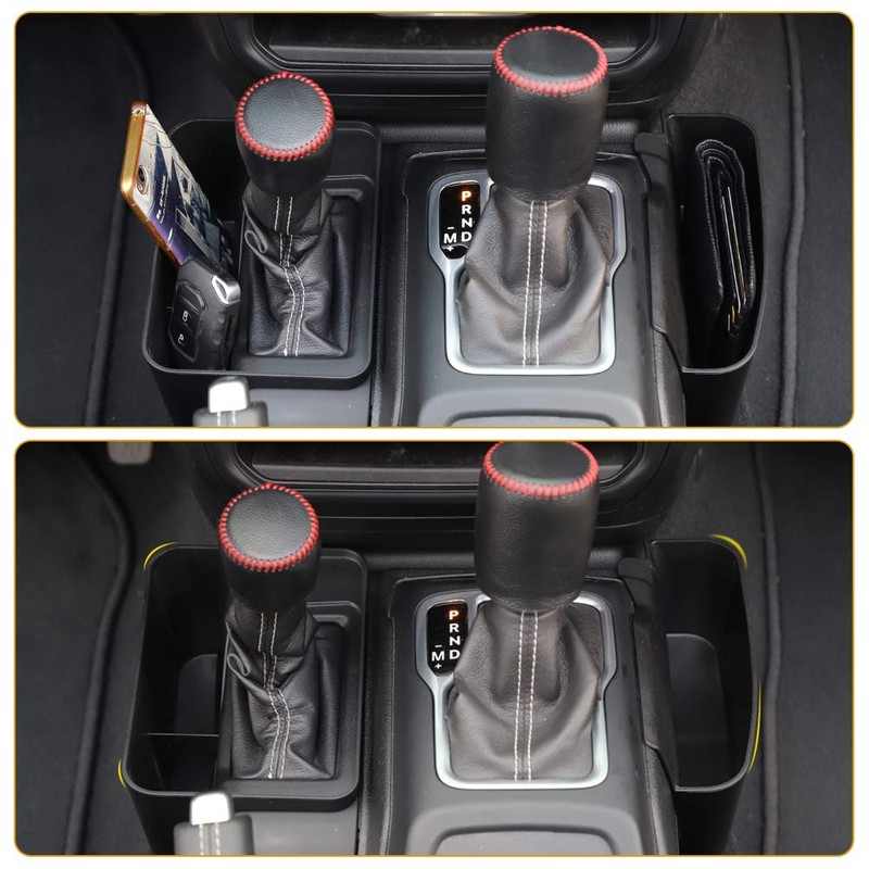 Savadicar GearTray Caja de almacenamiento para Jeep Wrangler JL JLU