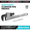 DURATECH Pipe Wrench, Heavy Duty Aluminum Straight Pipe Wrench, 14-inch/350mm