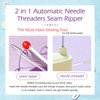 Hyleon Needle Threaders, 2Pcs 2 in 1 Needle Threaders Hand