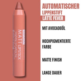 Impala - Automatischer Lippenstift Matt Coffee Latte Colour Nº 05 | Langanhaltender matter Lippenstift | Feuchtigkeitsspendender Lippenstift mit cremiger Textur und Balsam-Effekt