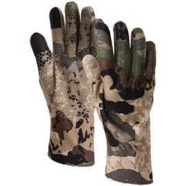Pnuma Men's Recon Element Proof Breathable Waterproof Stretchy Mid-Season Hunting Gloves with Tech-Touch Panels, Caza, Large