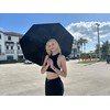 French Style Automatic, Compact Travel Folding Umbrella with 7 cm