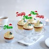 24 piezas de adornos para magdalenas traviesos o agradables con