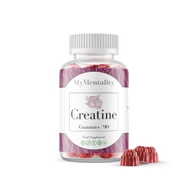 Creatine Gummies 90 Count - 3000mg Creatine Monohydrate per Serving, Vegan & Gluten-Free Formula