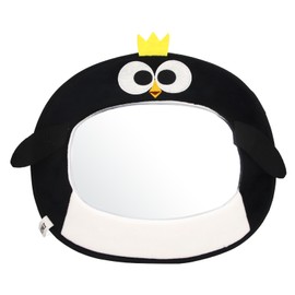 Baby Car Mirror Cartoon Baby Safety Seat Viewing Mirror Acrylic Car Baby Backseat Rearview Mirror Car Decoration Penguin