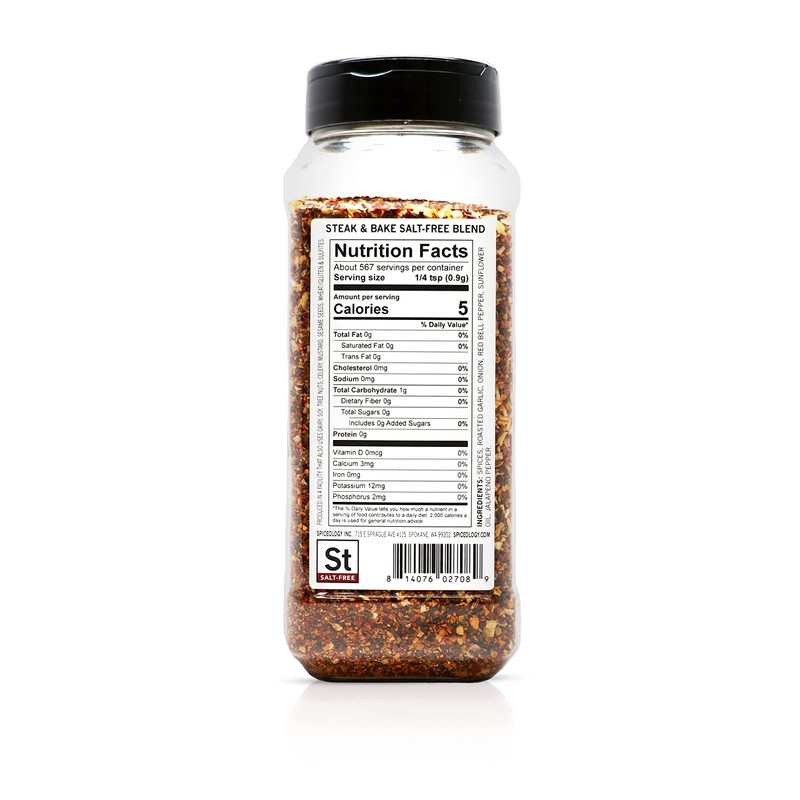 Spiceology - Steak and Bake Salt-Free Seasoning Blend - 18