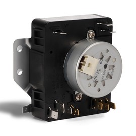 LEAPTREND W10185982 Clothes Dryer Timer Compatible with Whirlpool,Roper,Admiral,Maytag,Jenn-Air,Estate,Magic Chef,Crosley,Inglis,Norge,Modern,Maid,Amana,KitchenAid Replace MEDC300BW0 230V 60Hz