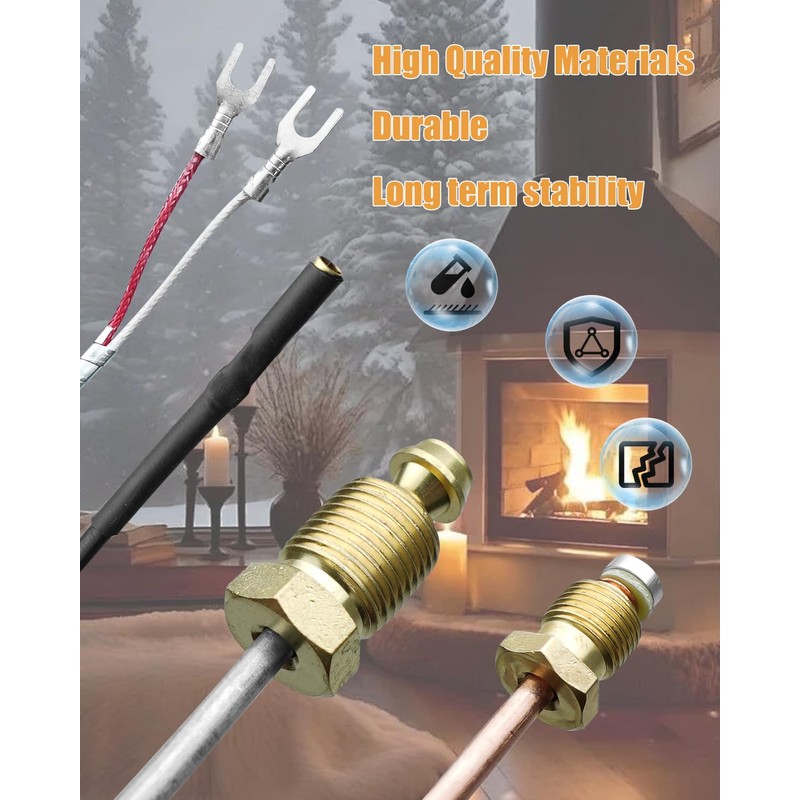 OCHIKI Gas Fireplace Pilot Assembly Fit for Lennox Elite Merit