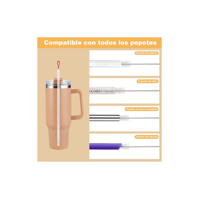 START MAKERS Kit Genérico Cepillo de Limpieza 6 Unidades, 3