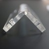 4 x V2, 5 mm thickness, angle L brackets, polished