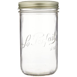 Le Parfait 922940 Double Cap Jar, 33.8 fl oz (1000 cc)