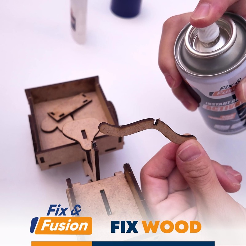 FIX & FUSION Activator Spray (3.38 Fl Oz), Instant Cure