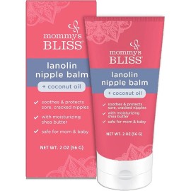 Mommy's Bliss Lanolin Crema Para Pezones Con Aceite De Coco Coco