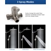 Hibbent All Metal Solid Brass Shower Arm 3-Way Diverter Valve
