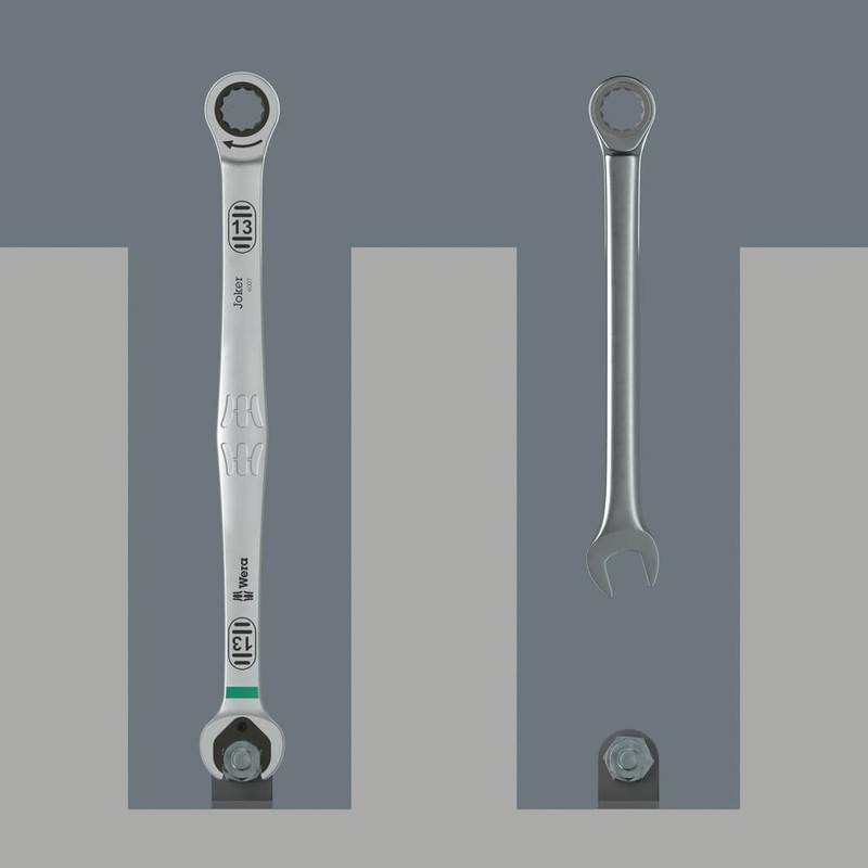 Wera Joker 05020352001 6007 Combination Ratchet Spanner SB Long Design