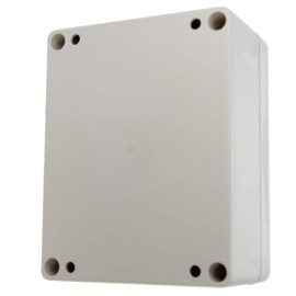 Heyiarbeit 1Pcs 115x90x55mm/4.53" x 3.54" x 2.17" ABS White Dustproof Electronic Junction Box Switch Shell Enclosure Project Box Case DIY Box Junction Case Enclosure