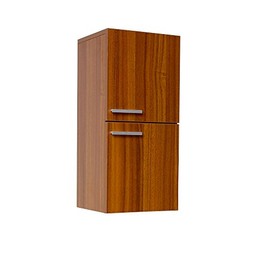 Fresca Bath Bathroom Linen Side Cabinet with 2 Storage Area, Teak