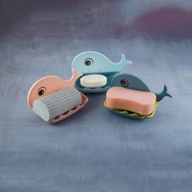 Soap Tray Soap Holder Soap dish light blue 11ea