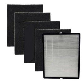 JISIZKY Replacement Air Filter EPI-328 Compatible With COLZER NS-320 AIR Purifier,1 H13 True HEPA + 4 Activated Carbon Pre-Filters Air Clean