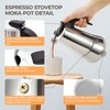 Mogrecha 2 Cup 100ml Moka Pot Stainless Steel Espresso Coffee