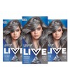 Schwarzkopf Live U72 Dusty Silver Pack Of 3