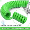 ZIQUN 7 Way ABS Electrical Power Coil 15ft ABS Cords