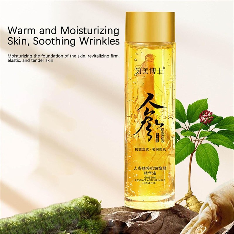 Unbranded 2x Ginseng Extract Essence Hydrating Anti-Wrinkle Moisturizing Essence Liquid