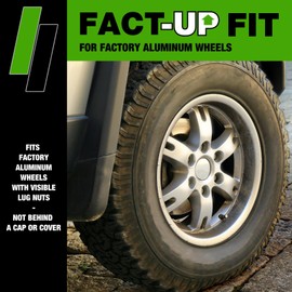 DPAccessories Lug Nuts Compatible with 1996-2002 Toyota 4Runner | Black OEM Style | Factory Aluminum Wheels Only | Set of 24 Wheel Nuts | DTO4RU03F-BK/1