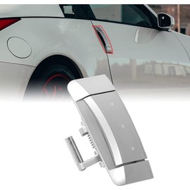 HECASA Exterior Door Handles Compatible with 2003-2009 Nissan 350Z Replacement for 80606-CD01E 80606-CD01D 80606-CD00B Silver Outside Outer Door Handles (Right Passenger Side)