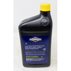 Briggs & Stratton 100030C SAE 5W-30 4-Cycle Snow Thrower Oil Quart (6-Pack) and Fuel Treatment