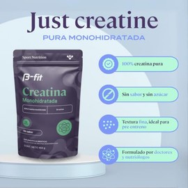 B-FIT Just Creatine Creatina Monohidratada Pura