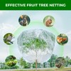 Fruit Tree Netting with 2-Way Zipper & Drawstring - 6.4'x6.4'