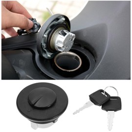 LT Easiyl Scooter Fuel Tank Cap Gas Tank Lock Cap with 2 Keys for GY6 Scooter Motorcycle Metal Fuel Tank Cover 49cc 50cc 4-Stroke Scooters YY50QT