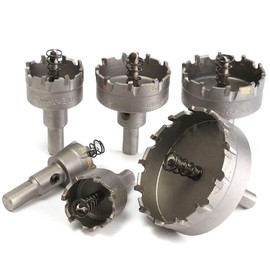 SagaSave Carbide Hole Cutter Set Durable Hole Saw Set for Carbide 6 Pieces (16mm, 18mm, 20mm, 22mm, 25mm, 32mm)