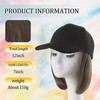 Doremi Wig Hat Synthetic Hat with Hair Adjustable with Hair