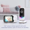 Hubble Nursery Pal Essentials 2.8 inch Video Baby Monitor, HubbleClub