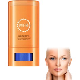 Sonnencreme Gesicht, Gesichtssonnenschutz, Sonnenschutzstift, Matte Sunscreen Stick, Sonnenschutz Stick, Sonnen-Stick SPF 50+, für das Gesicht, Wasserfester Sonnenschutzstift für Alle Hauttypen, 20g