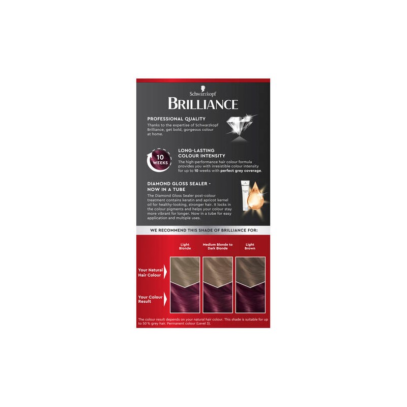 Schwarzkopf Brilliance Couture Collection 23 Burgundy Chic