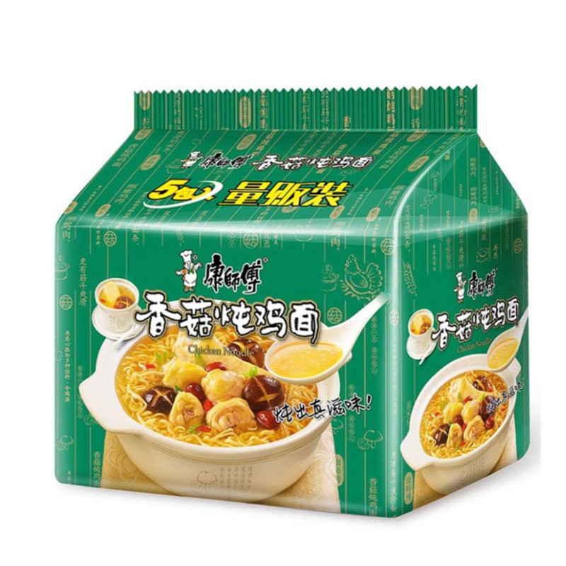 Fabura 5 Pack Master Kong Instant Noodles Mushroom