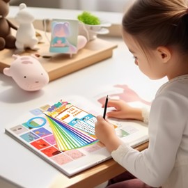 Flash Cards Multiplication - Multiplication Table Cards - 2 Dry Erase Pens, Interactive Learning Game, Double-Sided for Children