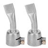 KooingTech 2Pcs Flat Welding Nozzle, 20mm Hot Air Gun Welding