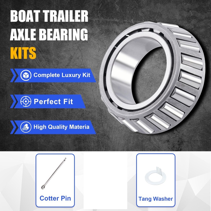 XiKe 2 Set Fits 6,000-7,000 lb Axles Trailer Wheel Hub