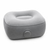Inflatable PVC Footrest Pillow with Press-to-Inflate Valve for Travel and